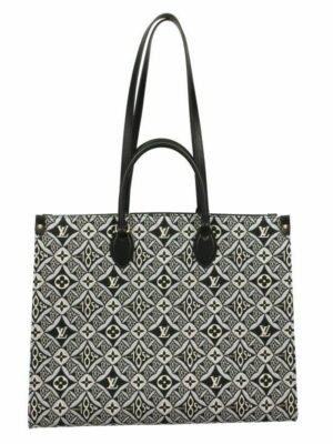 ルイヴィトン LOUIS VUITTON トートバッグ SINCE 1854 オンザゴー GM グレー M57207