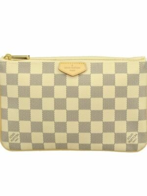 ルイヴィトン LOUIS VUITTON ショルダーバッグ ポシェット・ドゥーブル ジップ N60460