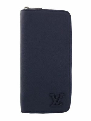 LOUIS VUITTON ルイヴィトン 長財布 ジッピーウォレット・ベルティカル ネイビー M81767 マリーヌ