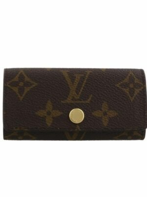 LOUIS VUITTON ルイヴィトン キーケース モノグラム ミュルティクレ ４ ブラウン M81938 ジョーヌ
