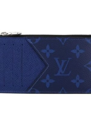 ルイヴィトン フラグメントケース メンズ コインカード・ホルダー ブルー LOUIS VUITTON M30270 コバルト
