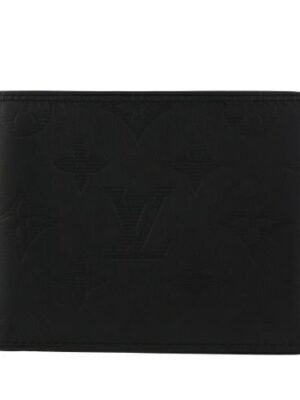 ルイヴィトン 二つ折り財布 ポルトフォイユ・ミュルティプル ブラック LOUIS VUITTON M62901