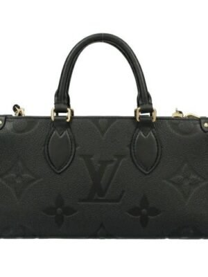 ルイヴィトン ハンドバッグ レディース オンザゴー EW モノグラム・アンプラント ブラック LOUIS VUITTON M23640