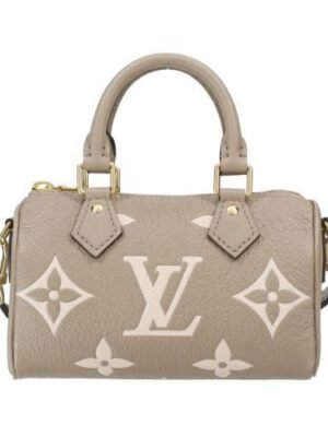 ルイヴィトン ハンドバッグ レディース ナノ･スピーディ モノグラム・アンプラント トゥルトレール/クレーム LOUIS VUITTON M82890