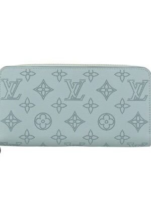 ルイヴィトン 長財布 レディース マヒナ ジッピー・ウォレット ブルー LOUIS VUITTON M83489 ミネラル ブルー
