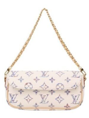 ルイヴィトン ショルダーバッグ レディース モノグラム ウォレット オン チェーン・アイビー ホワイト LOUIS VUITTON M83499 アルチカラー ホワイト