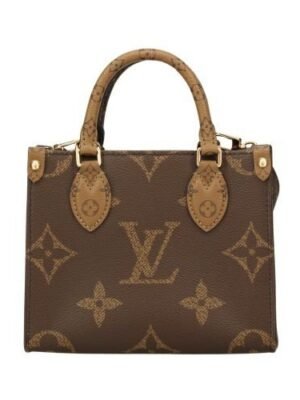 ルイヴィトン ハンドバッグ ショルダーバッグ レディース モノグラム オンザゴー BB ブラウン LOUIS VUITTON M46839
